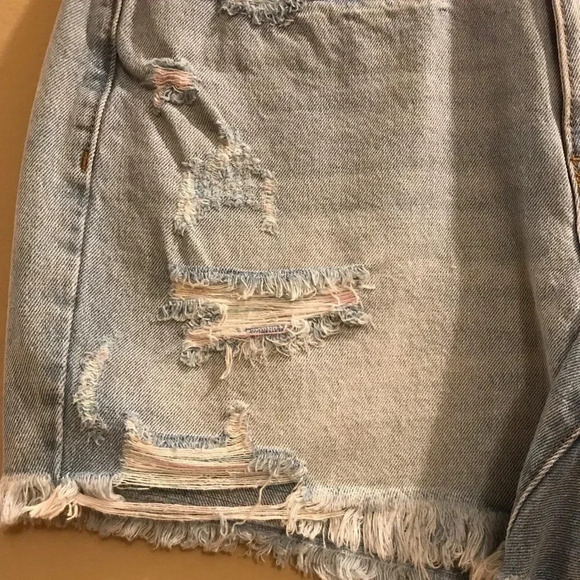 KanCan Ultra High Rise Denim Jean Cutoff Shorts NWT Women’s Size Small S - Picture 4 of 9